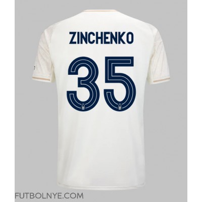 Camiseta Nottingham Forest Oleksandr Zinchenko #35 Visitante Equipación 2025-26 manga corta Camiseta Nottingham Forest Oleksandr Zinchenko #35 Visitante Equipación 2025-26 manga corta